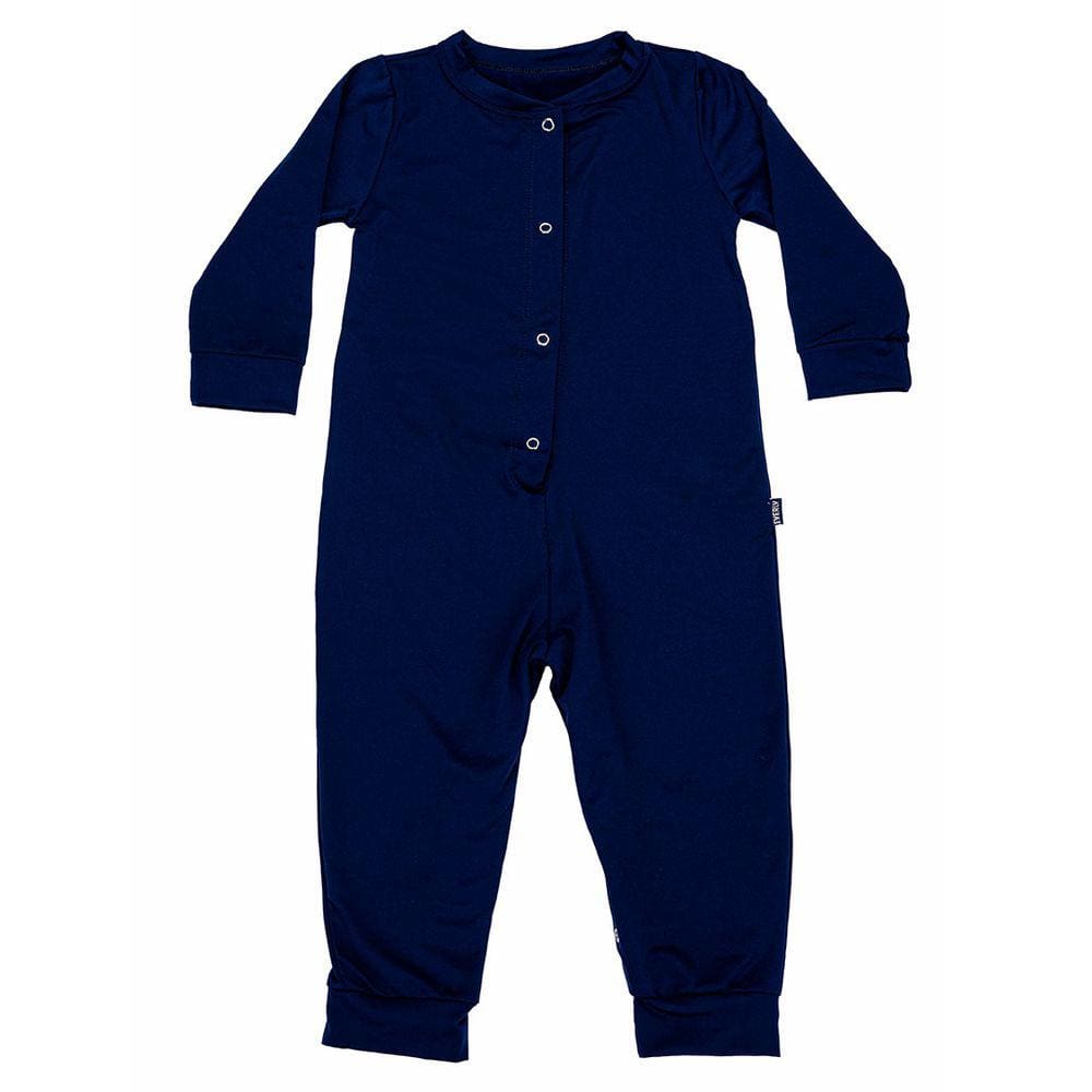 Pijama Macacão Térmico Bebê Energy Thermo Dry Marinho Everly