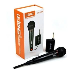 Microfone Lelong Sem Fio Le-996W Otima Qualidade