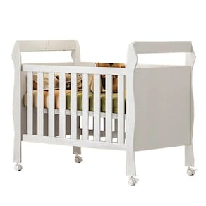 Berço Soninho Mini Cama 3 em 1 Tigus Cor Branco