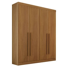 Guarda Roupa Da Vinci Casal 4 Portas 3 Gavetas D Doro Cinamomo