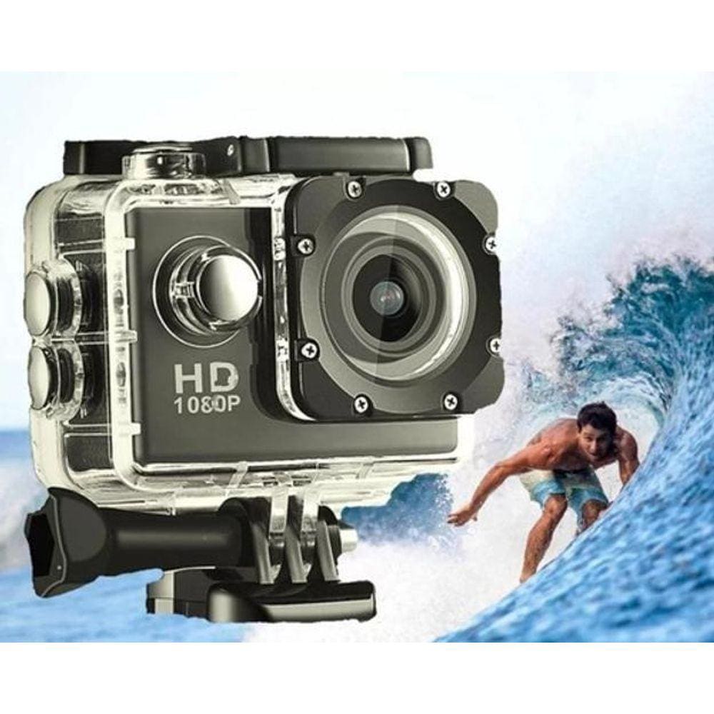 Câmera Full Hd Go Cam Ultra Pro A Prova D`Água