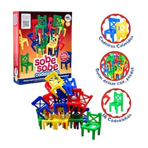 Jogo Sobe Sobe Cadeirinha Colorido Infantil