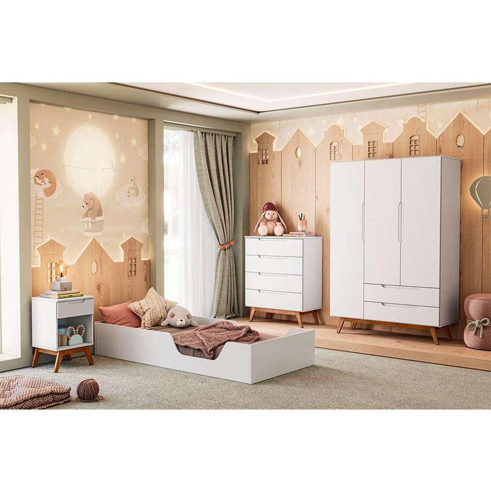 quarto infantil retrô alpi 3 pt 7 gv branco