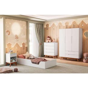 quarto infantil retrô alpi 3 pt 7 gv branco