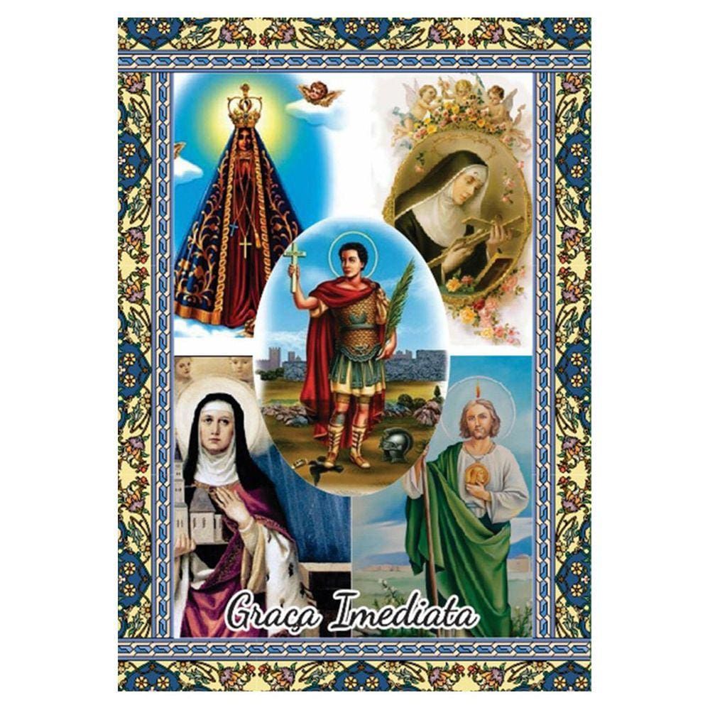 Oração da Graça Imediata - Santinhos 7x10 cm 2000