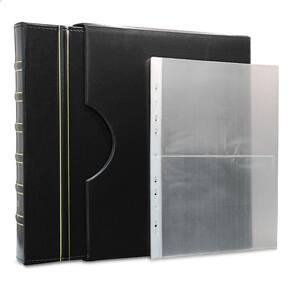 Álbum de Luxo Preto 30 Folhas PP para 60 Cédulas 3BZN G