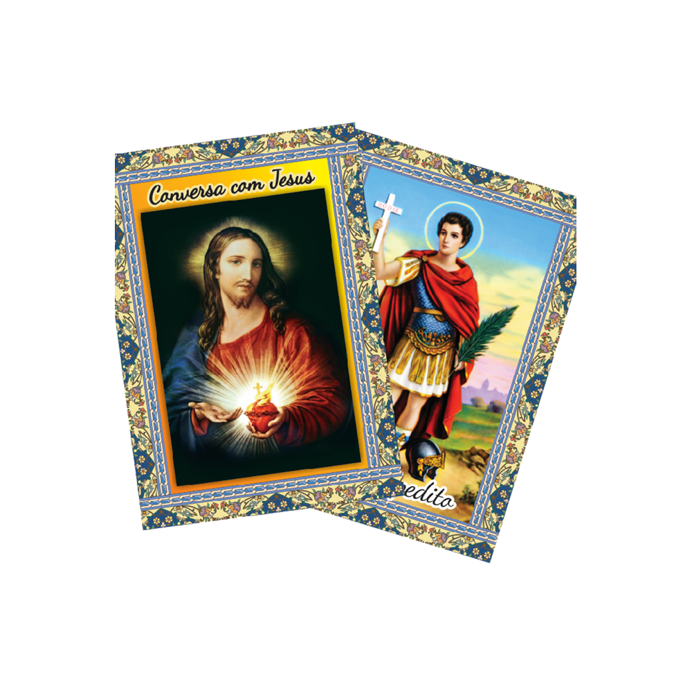 Santinho De Promessa - Aqui! 500