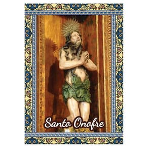 Santinhos Santo Onofre (Oração no Verso) - 7x10 cm 100