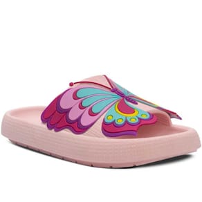 Chinelo Estilo Nuvem Feminino 25ao36 Slide Borboleta 12.108
