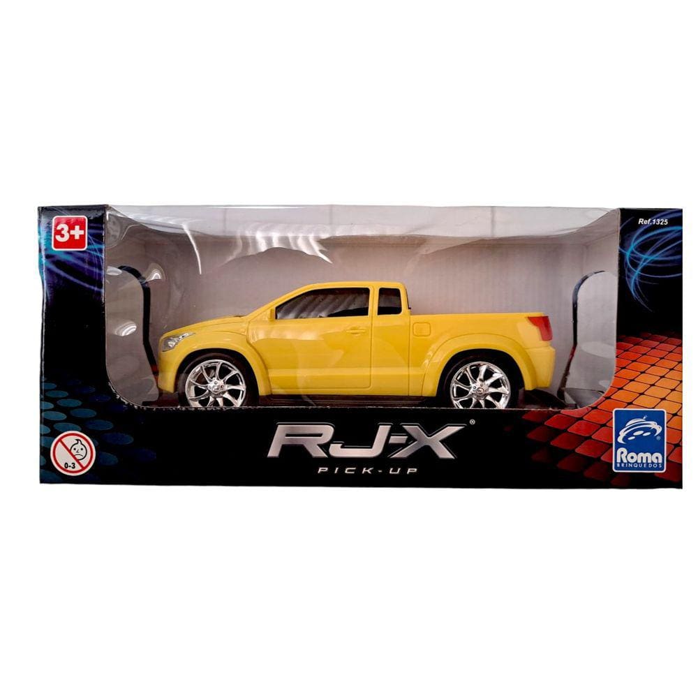Caminhonete - Roda Livre - Pick-Up RJ-X Amarela - 1325 - ROMA JENSEN