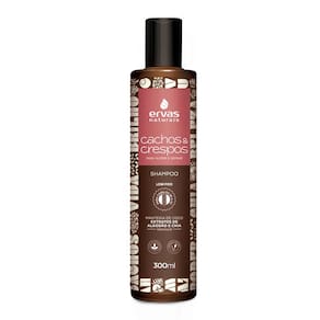 Shampoo Cachos e Crespos 300ml - ERVAS NATURAIS
