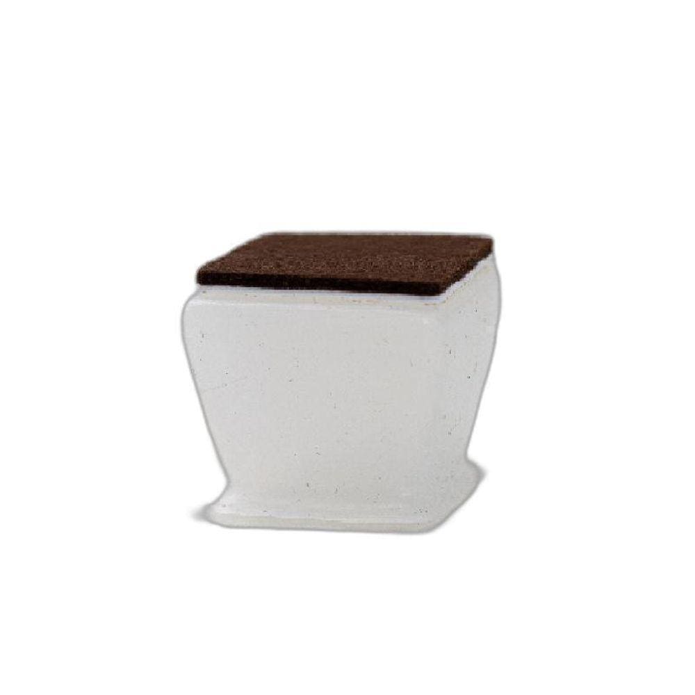 Para Pé De Moveis Proteção De Silicone Com Feltro Cadeira