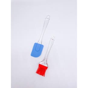 Conjunto De Espátula e Pincel De Silicone Para Cozinha