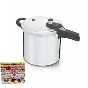 Panela De Pressão Nigro Alumínio 8L Eterna +5 Panos De Prato