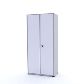 Armário De Aço 200X90x40 Pandin Ap402sl - Cinza/Branco