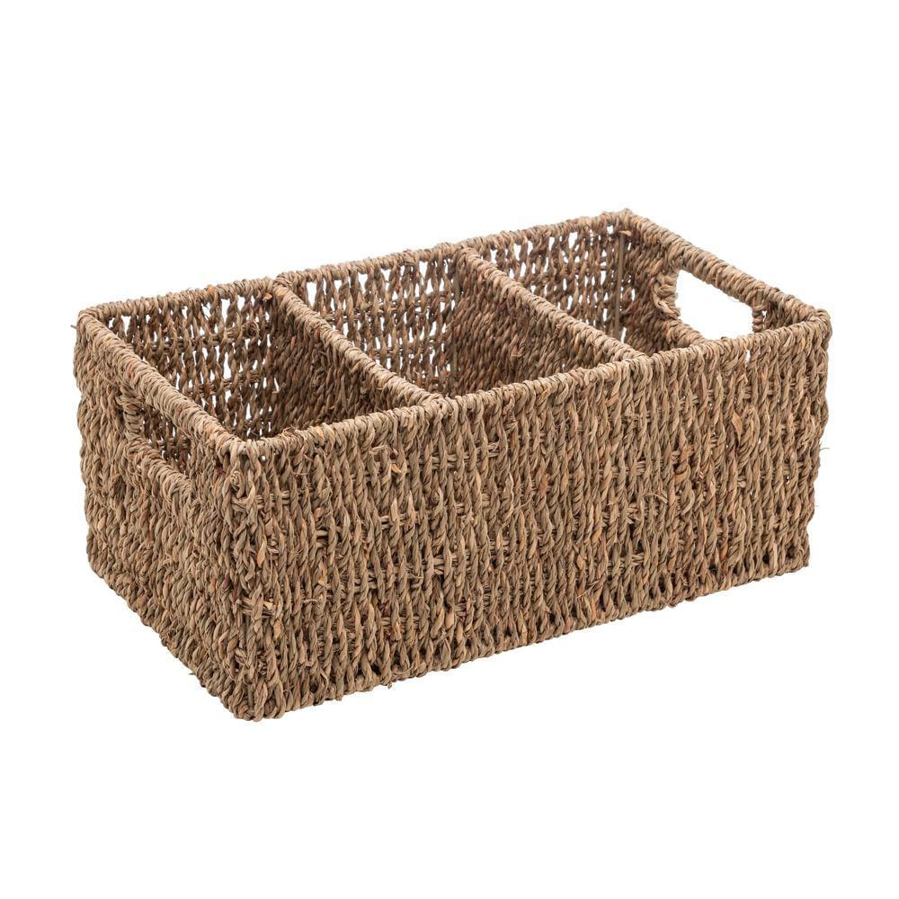 PORTA TALHERES DE SISAL 33cm x 19cm x 14cm