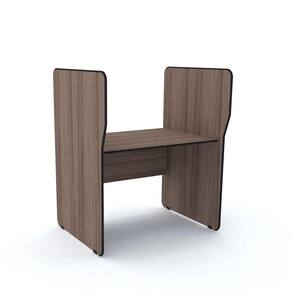 Baia P/ Atendimento Simples Inicial Pandin Maxxi - Walnut/Preto