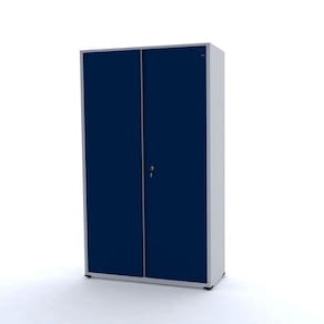 Armário De Aço 2 Portas 200X118x40 Pandin Ap403sl - Cinza/Azul Del Rey