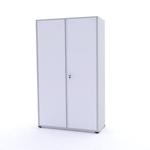 Armário De Aço 2 Portas 200X118x40 Pandin Ap403sl - Cinza/Branco
