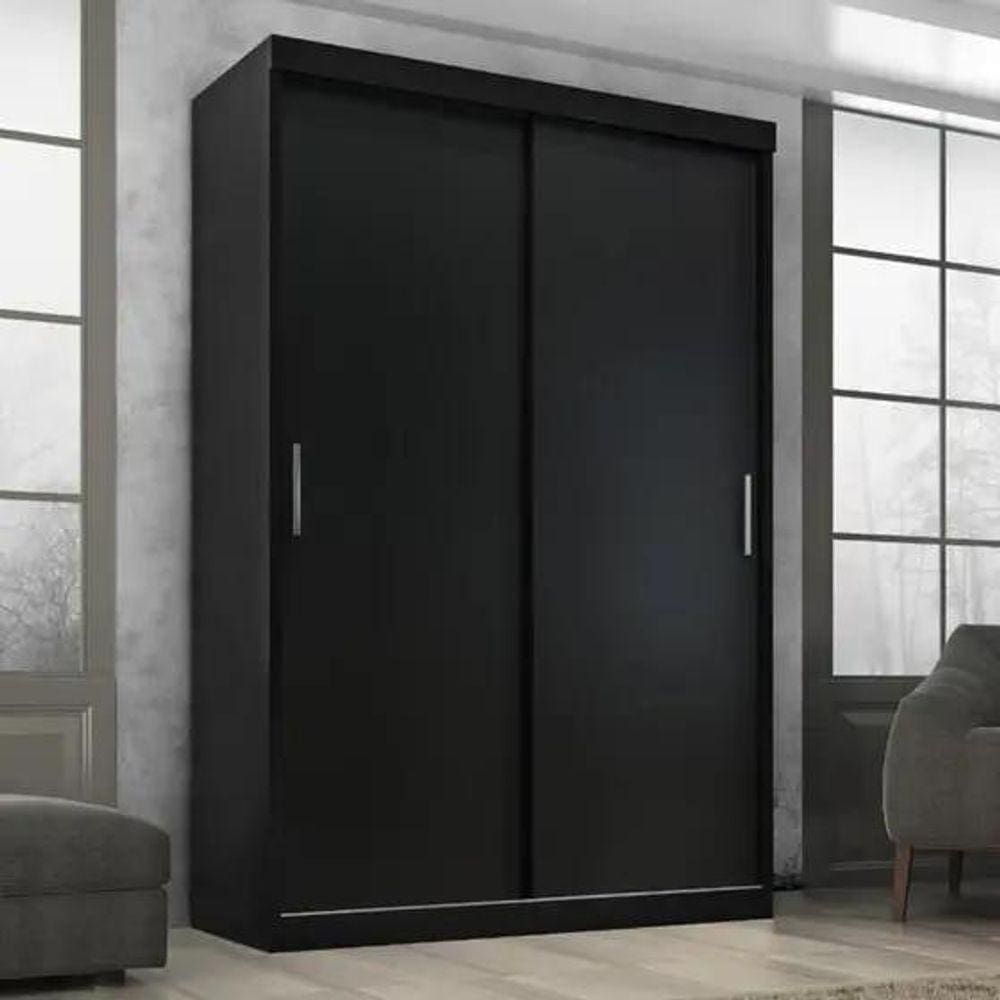 Guarda Roupa 2 Porta de Correr 2 gavetas Roma C/S ESPELHO - Quarta Divisão