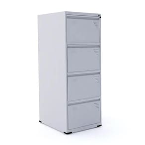Arquivo De Aço 4 Gavetas Pandin Slm - Cinza