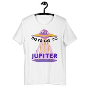 Camiseta Blusa Tshirt Feminina - Boys Go To Jupiter