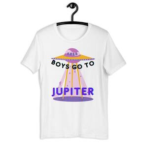 Camiseta Blusa Tshirt Feminina - Boys Go To Jupiter