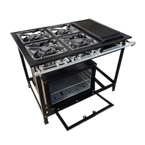 Fogão 4 Bocas Cefaz com Forno e Chapa Linha Gold Baixa Pressão CFZG-127C