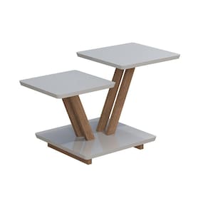 Mesa De Centro 2 Andares para Sala Decorativo Laguna