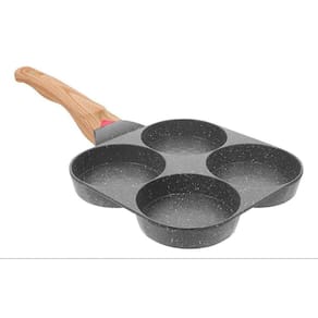 Panela Antiaderente 4 Furo Panqueca Hambúrguer Ovo Tapioca