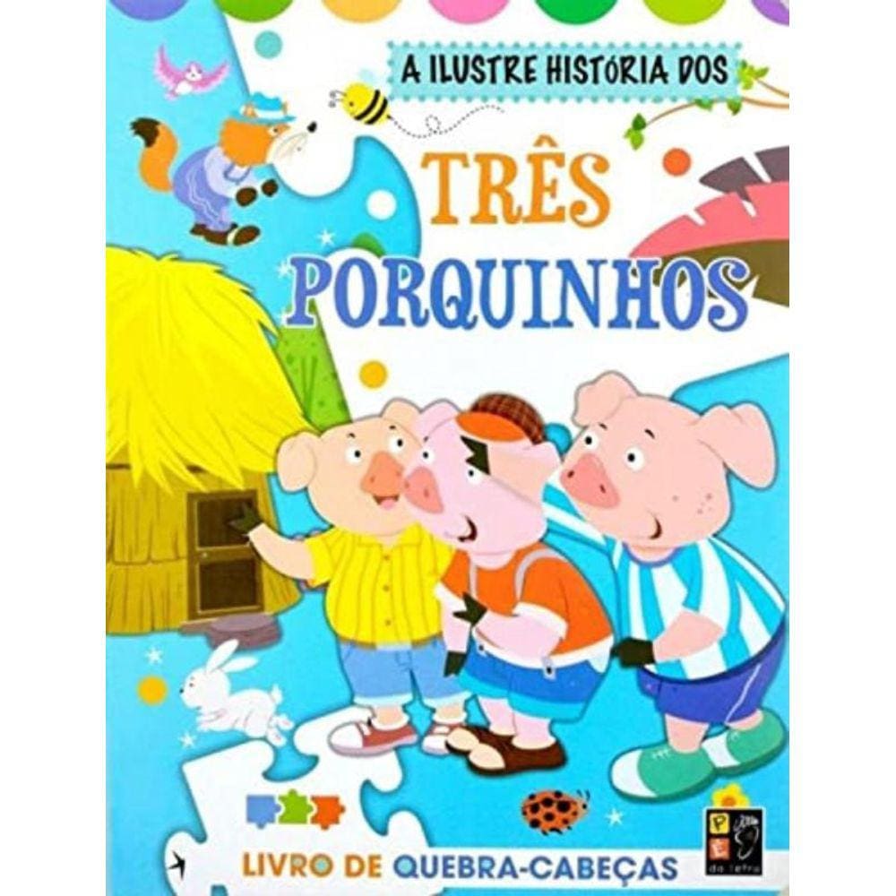 Tres Porquinhos: Livro De Quebra-Cabeca
