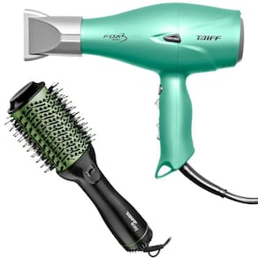 Kit Taiff 127V - Secador Fox Ion 3 Green 2200W + Escova Oval Easy Green 1200W