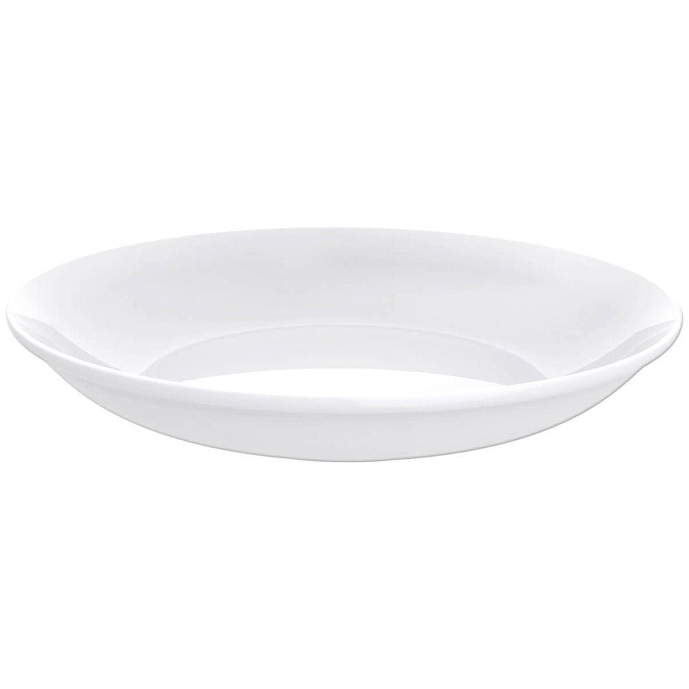 Prato Fundo Tramontina de Porcelana Branca 21cm Leonora para Sopa Risoto Avulso