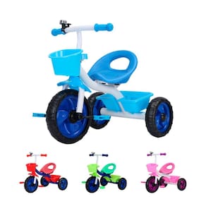 Triciclo Motoca Infantil Menino Policial Azul - Kepler - Velotrol