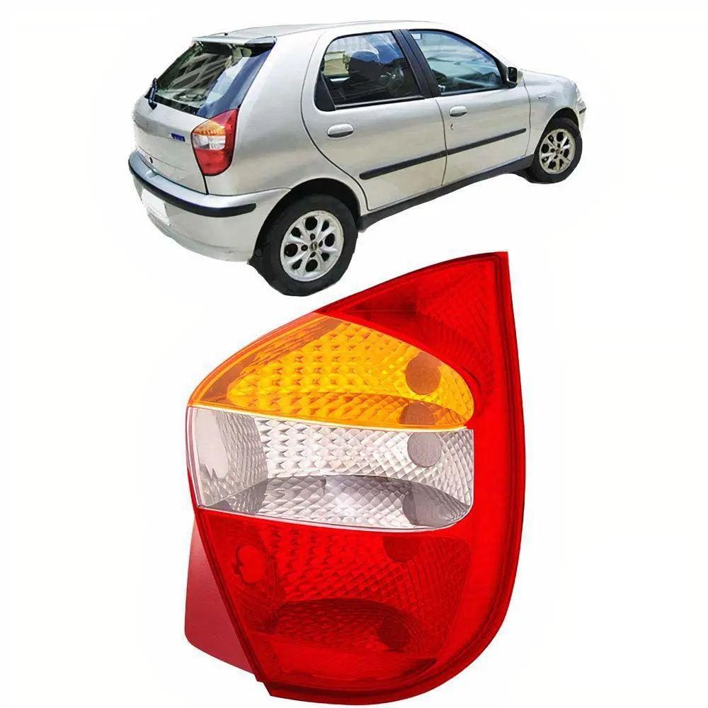 Lanterna Traseira Palio Fire 2001 2002 2003 2004 Tricolor Aba Vermelha Direito