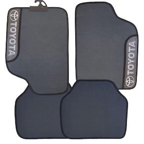 Jogo de Tapete Automotivo Pvc Universal Com Logo Toyota