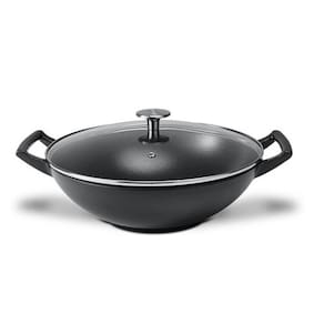 Panela Wok Ctampa 31X9,5Cm 4,4L Saute Pt 57504/100 Unic Cinz