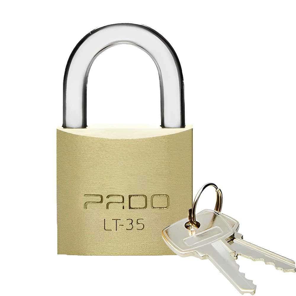 Cadeado de 35 mm Mesmo Segredo com 2 Chaves PADO