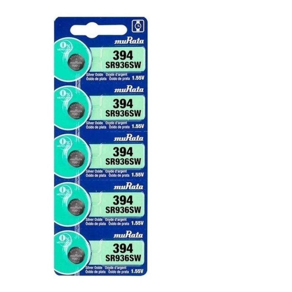 5 Bateria Sony 394 Sr936Sw Relógio Pc