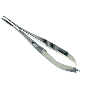Porta Agulha Inox Castroviejo 14Cm Reto