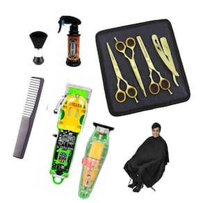 Barbeiro Wmark 308 Corte 202 Ve Acabamento Tesouras Gold 6