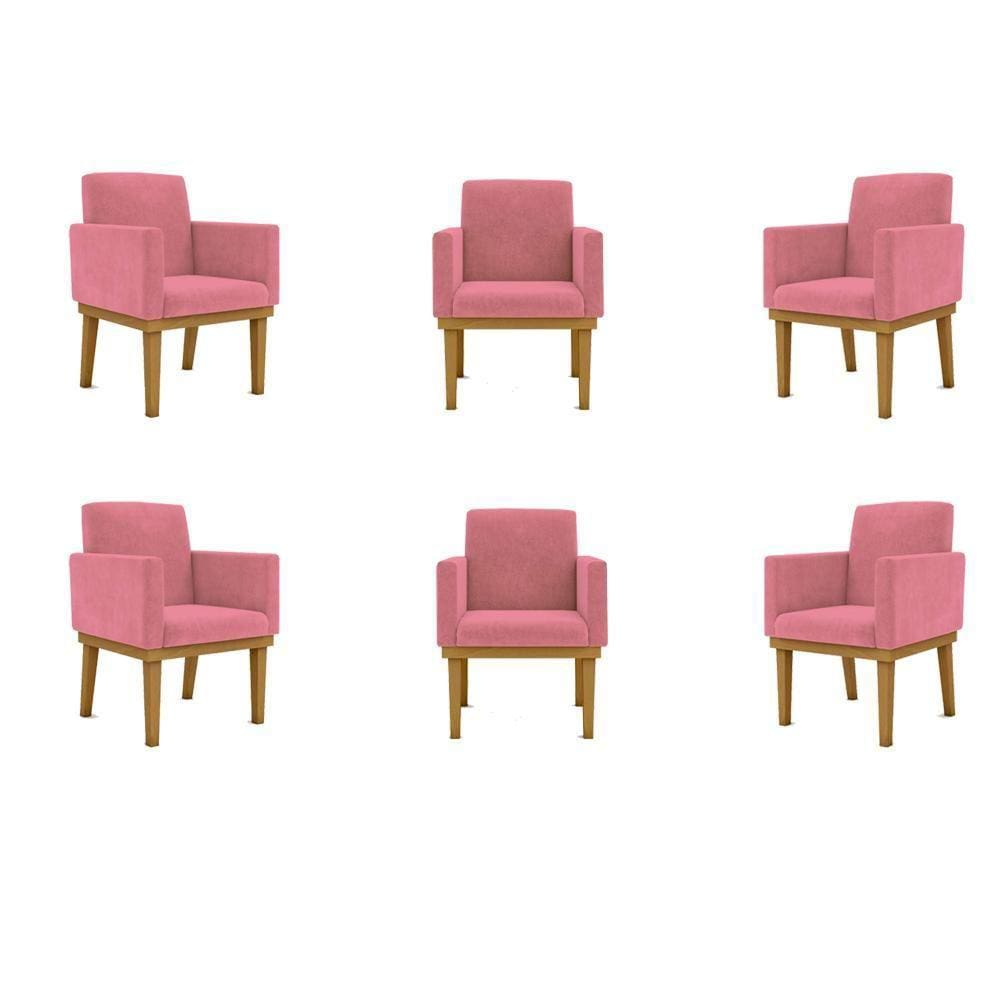 Kit 06 Poltronas Decorativa Reforçada Oferta - Balaqui Decor