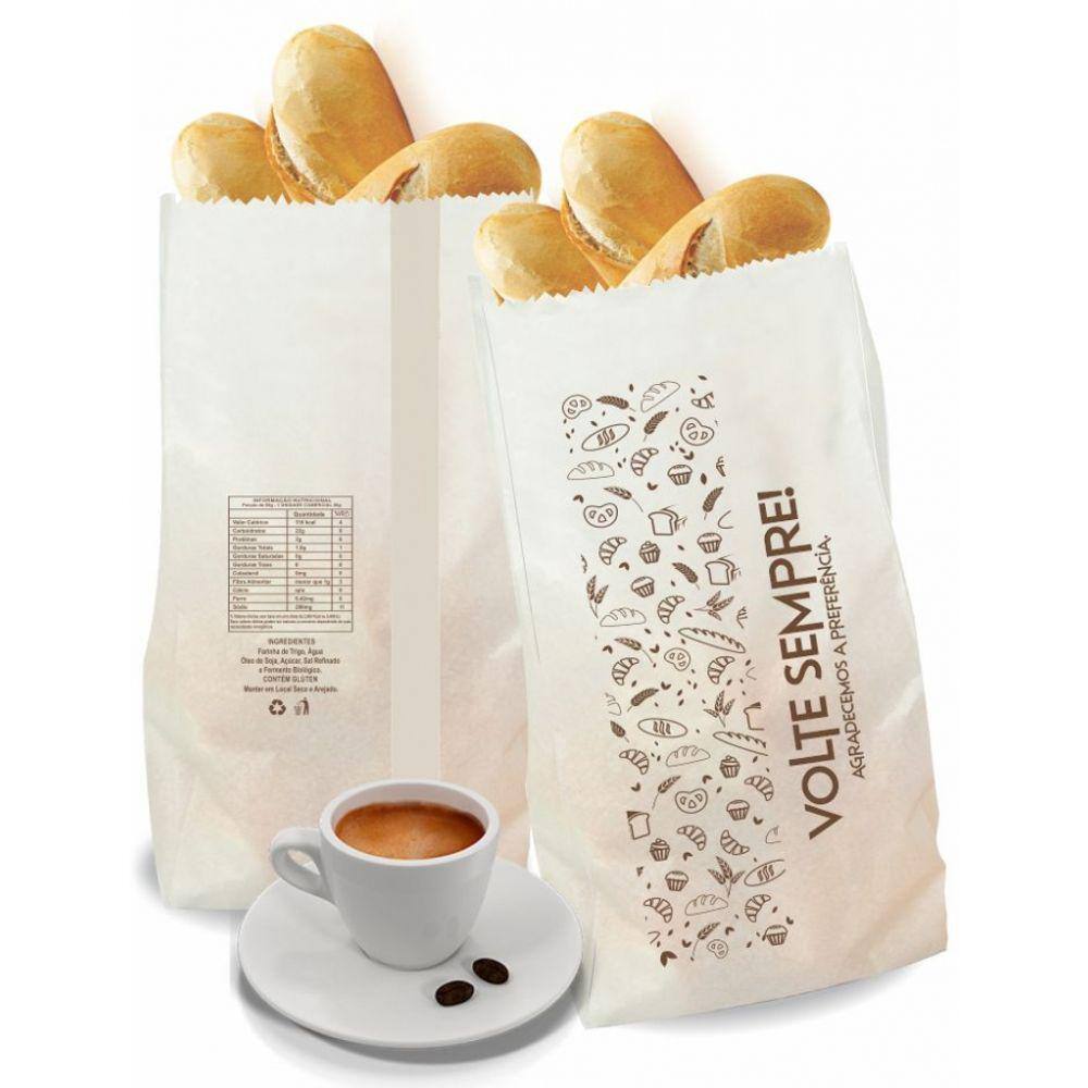 SACO KRAFT 5kg C/ 500UN Volte Sempre 18x42cm