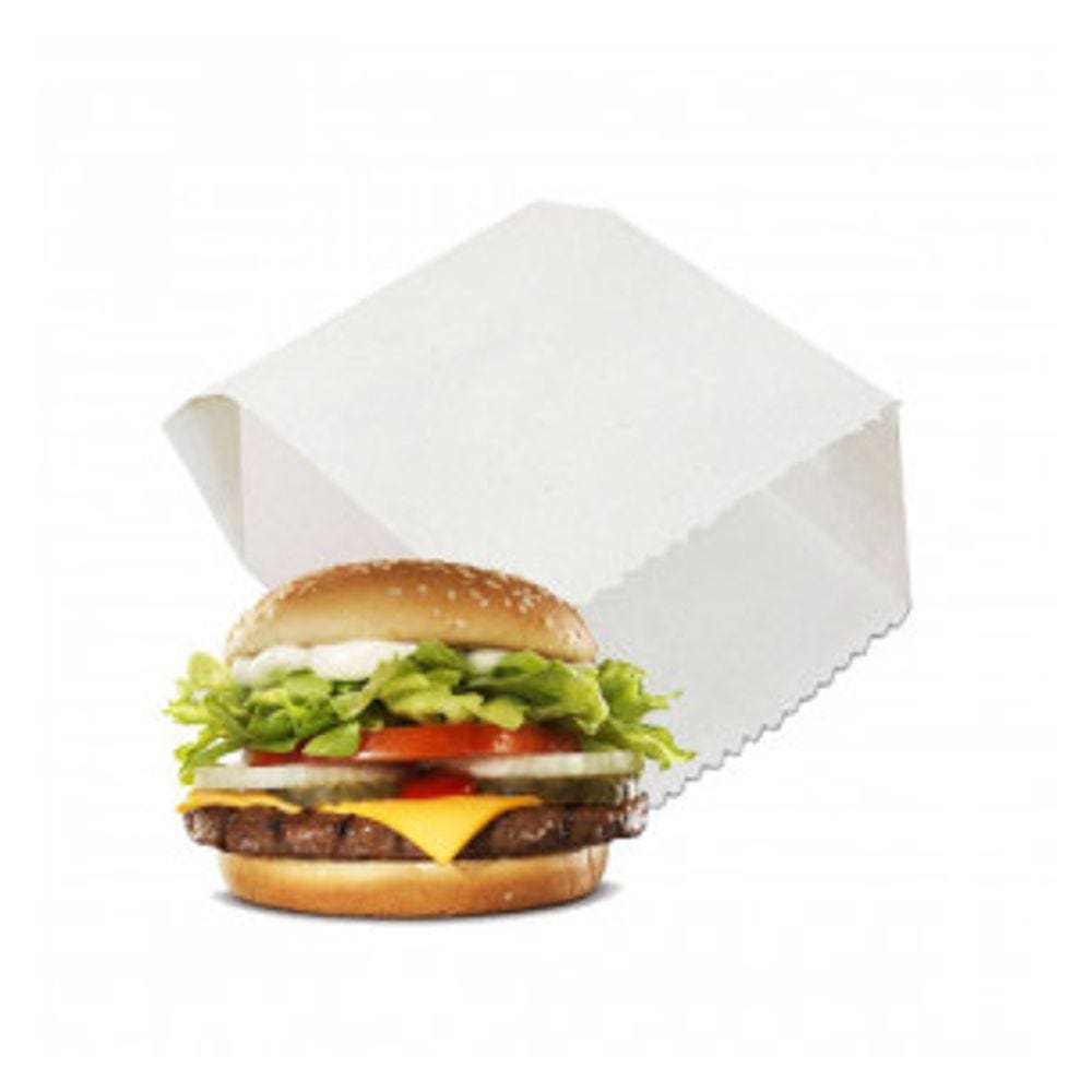 Saco De Papel Monolúcido Hamburgão 13x13,5cm C/ 500un