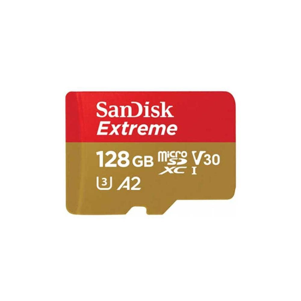 Cartão microSDXC Sandisk UHS-I Extreme 128GB - 190MB/s