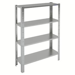 Estante em Aço Inox com 4 Prateleiras 183x150 cm Tramontina