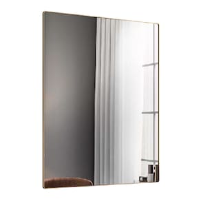 Espelho Grande Com Moldura 25mm Retangular Decorativo Star Cor Cobre Rosé - Dream Home Desing