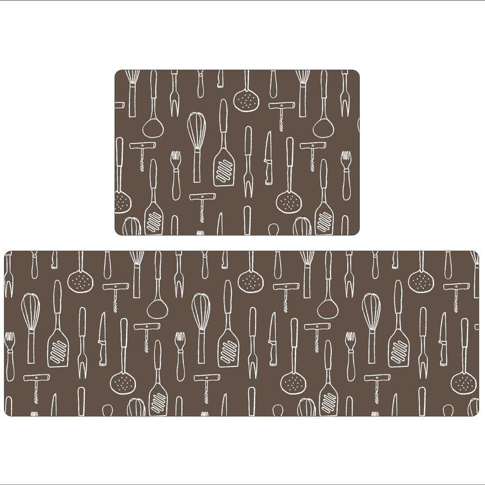 Kit Tapete de Cozinha Emborrachado 3 peças