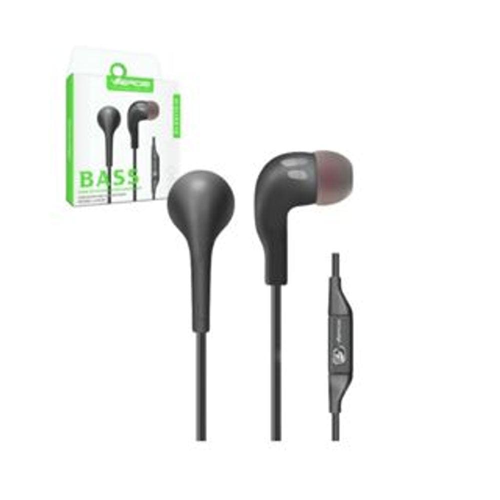 Fone De Ouvido Com Fio Plug 3,5mm P2 Super Bass Ej-ex115-h