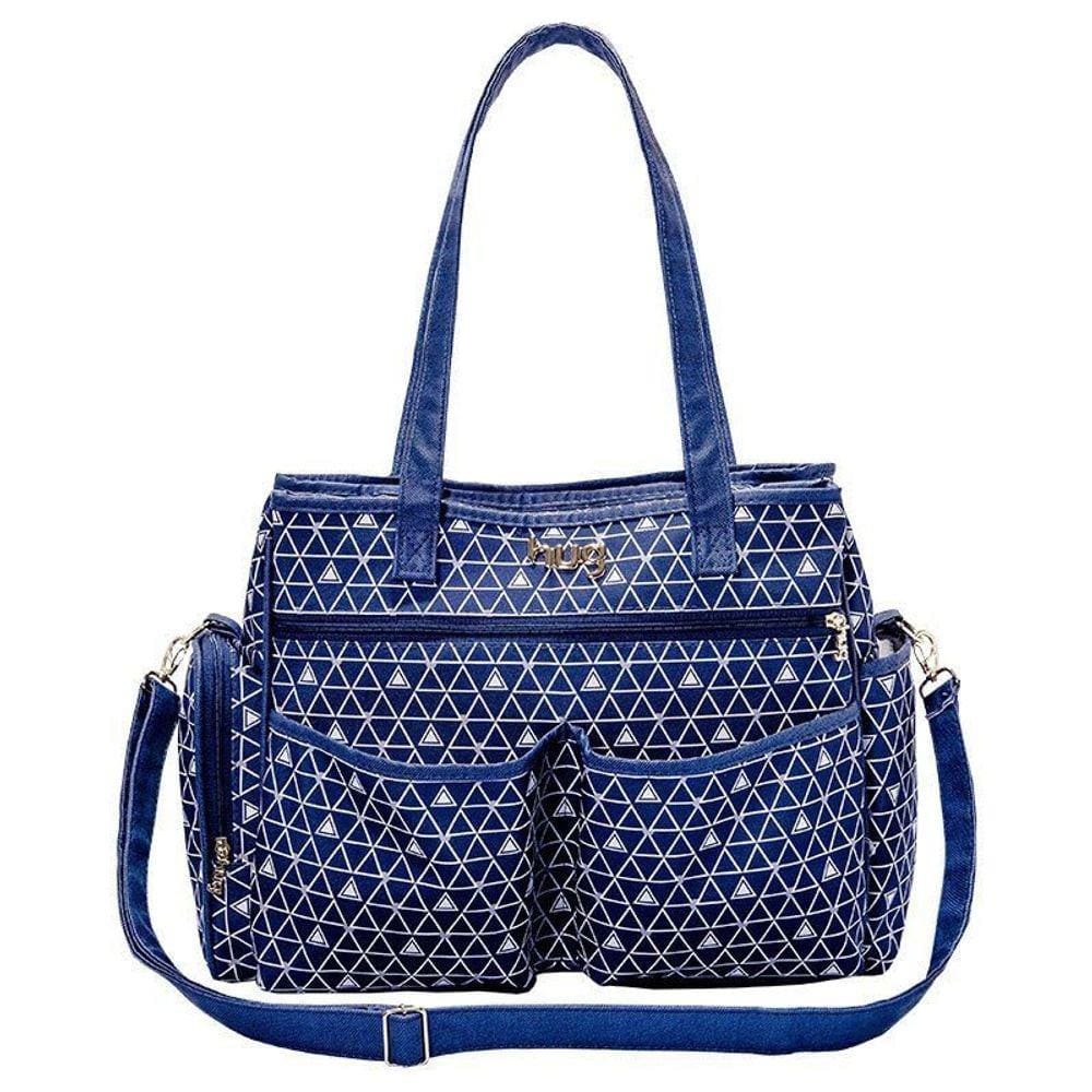 Bolsa Maternidade com Trocador Jujuba Hug Cor Azul Marinho